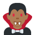 🧛🏾‍♂️ man vampire: medium-dark skin tone display on Twitter